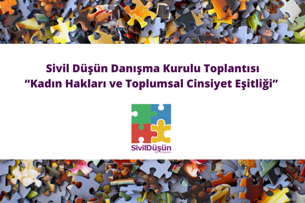 Sivil Düşün 5 Mart’ta “Kadın Hakları ve Toplumsal Cinsiyet Eşitliği” temalı Danışma Kurulu Toplantısı düzenliyor