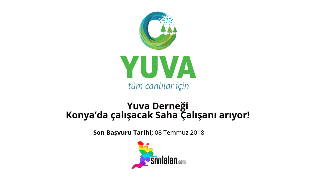 Yuva Derneği Konya’da çalışacak Saha Çalışanı arıyor!
