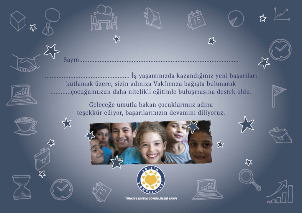 TEGV Eğitime Destek Sertifikaları Artık Dijital!