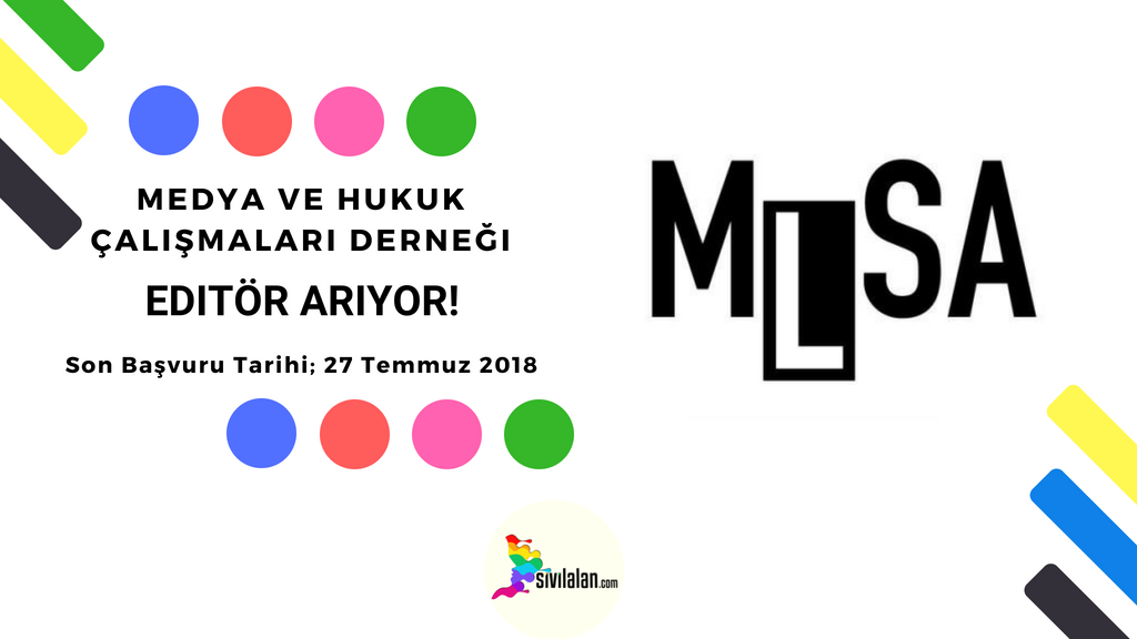 Medya ve Hukuk Çalışmaları Derneği Editör arıyor!