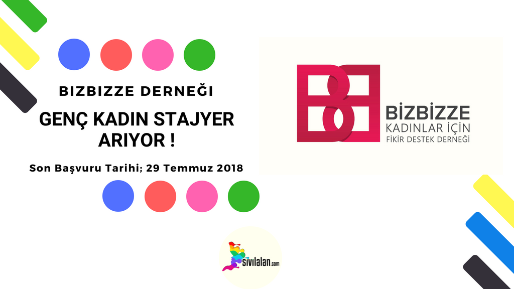 BizBizze Derneği genç kadın stajyer arıyor !