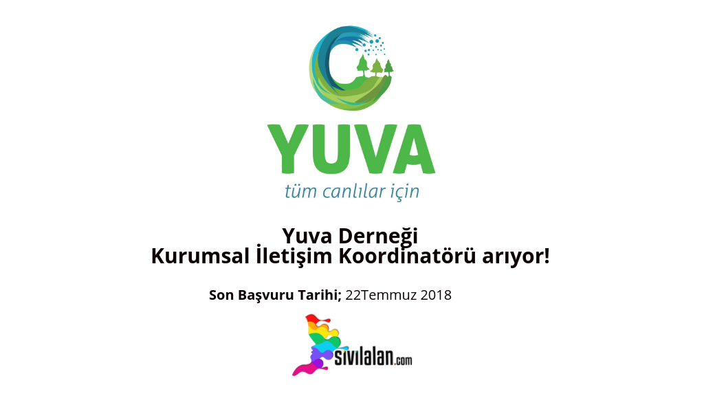 Yuva Derneği Kurumsal İletişim Koordinatörü arıyor!