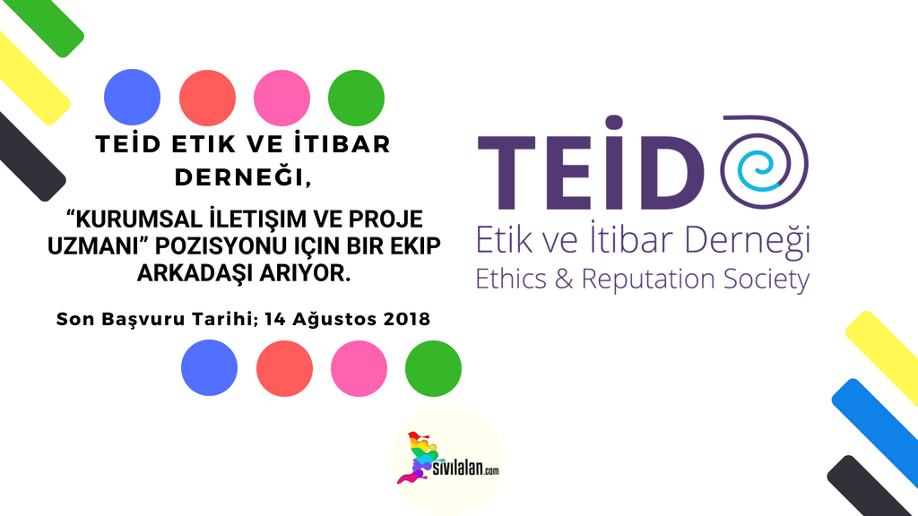 “Kurumsal İletişim ve Proje Uzmanı” pozisyonu için bir ekip arkadaşı arıyor.