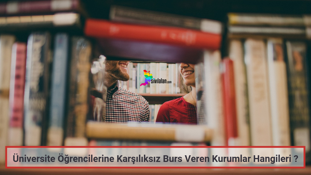 Üniversite Öğrencilerine Karşılıksız Burs Veren Kurumlar Hangileri ?