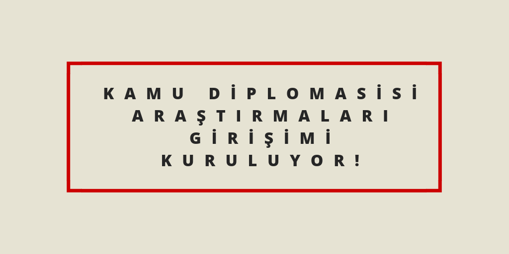 Kamu Diplomasisi Araştırmaları Girişimi