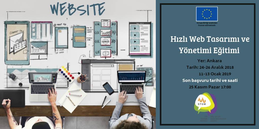 Hızlı Web Tasarımı ve Yönetimi Eğitimi'ne Başvurular Başladı!