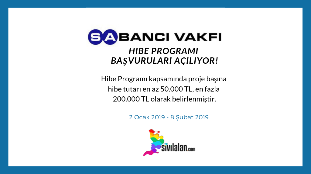 Sabanci Vakfı Hibe Programı Başvuruları Açılıyor!