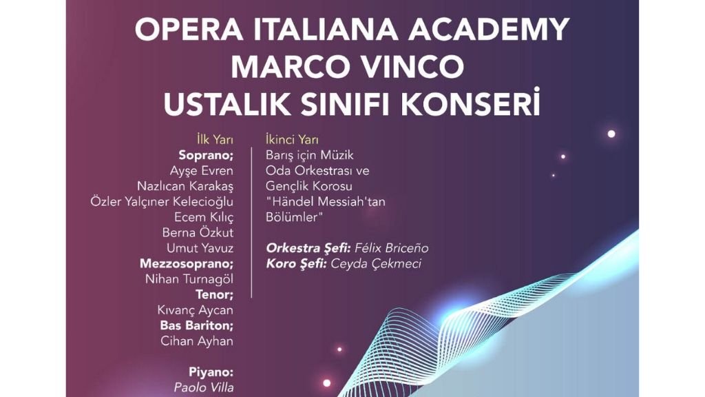 Barış İçin Müzik Vakfı Ustaları Ağırlıyor!