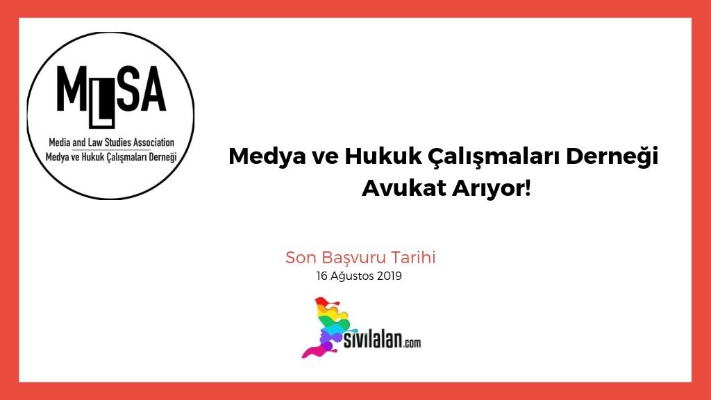 Medya ve Hukuk Çalışmaları Derneği Avukat Arıyor!