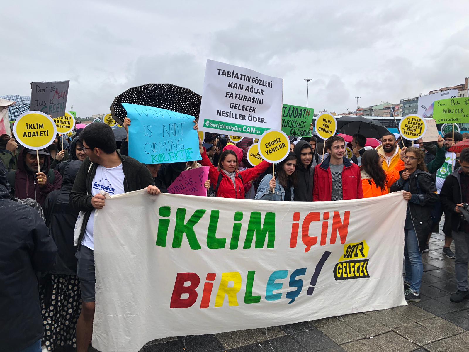 Türkiye ve tüm dünya haykırdı: İklim için birleş!