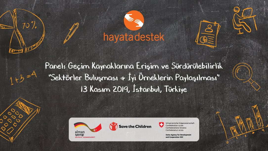 Panel:Geçim Kaynaklarına Erişim ve Sürdürülebilirlik: “Sektörler Buluşması ve İyi Örneklerin Paylaşılması”