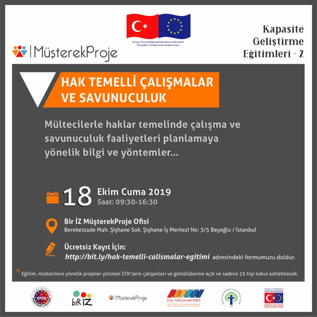 Hak Temelli Çalışmalar ve Savunuculuk Eğitimi