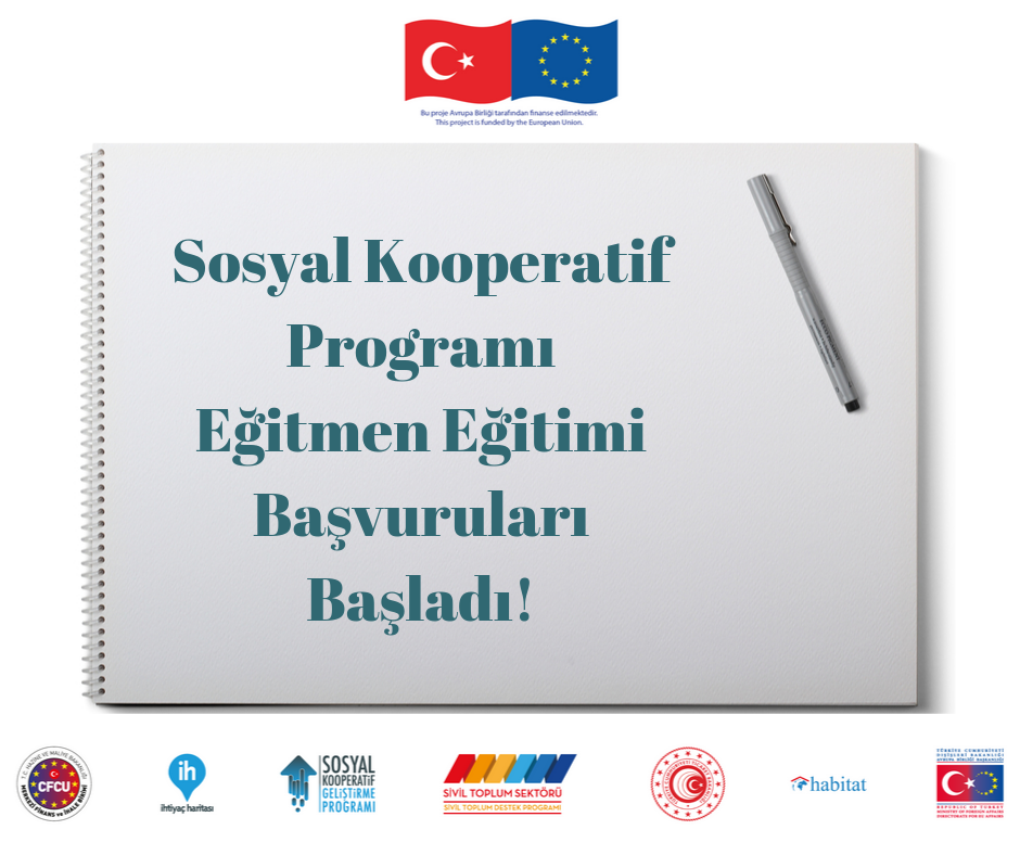 Sosyal Kooperatif Geliştirme Programı Eğitmen Eğitimi Başvuruları Başladı!