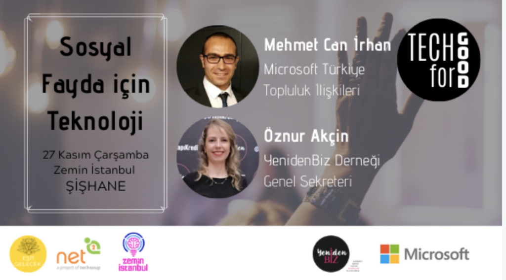 Sosyal Fayda için Teknoloji Buluşmaları Başlıyor!