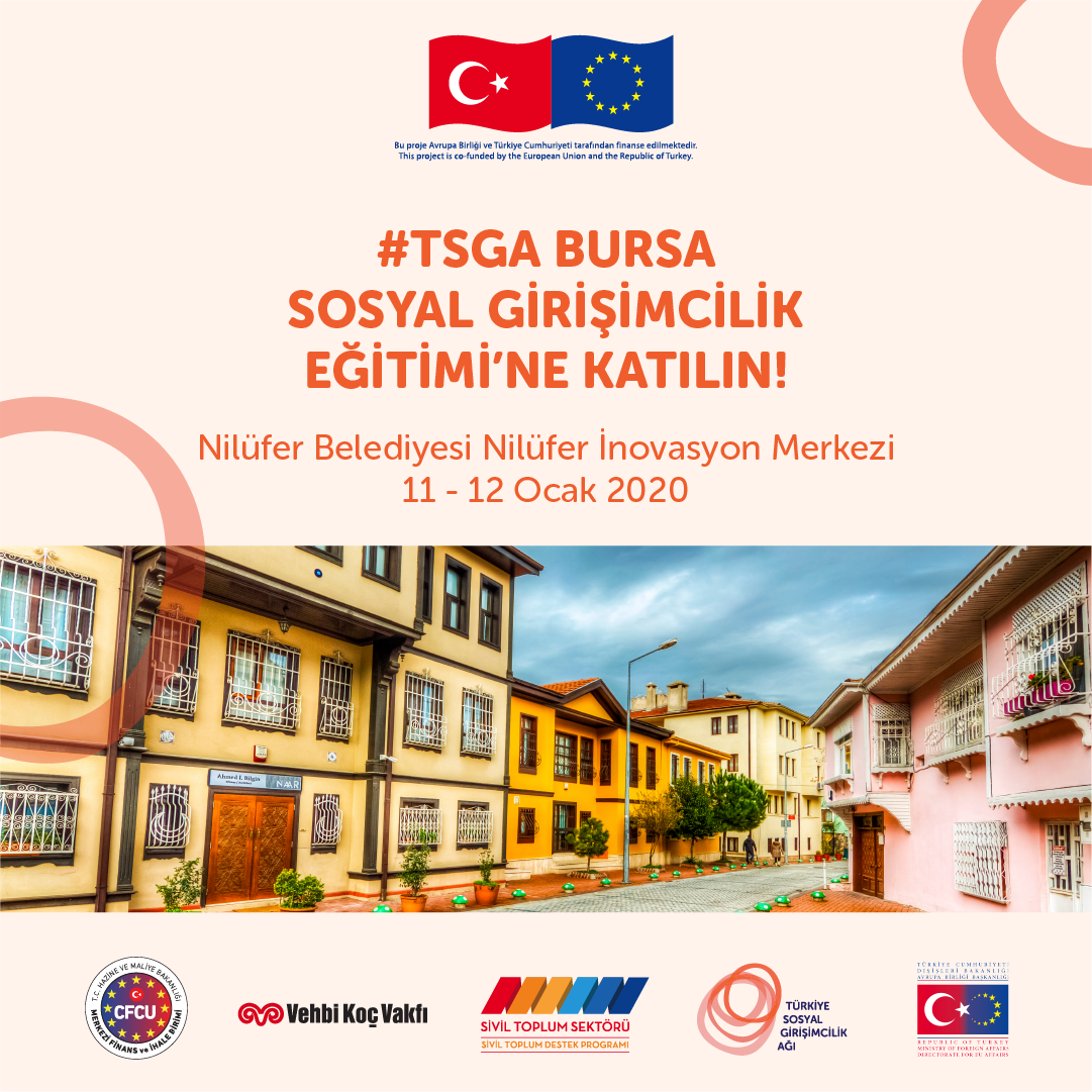 #TSGA Bursa Sosyal Girişimcilik Eğitimini'ne Başvurun!