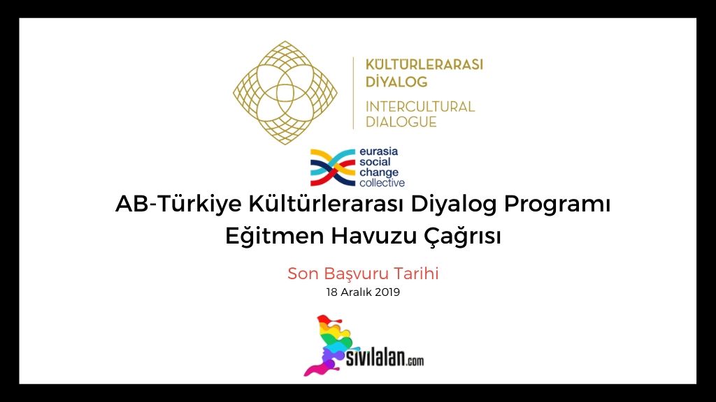 AB-Türkiye Kültürlerarası Diyalog Programı Eğitmen Havuzu Çağrısı