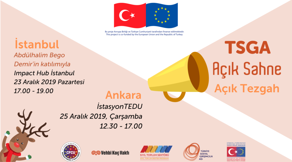 #TSGA Açık Sahne: Açık Tezgah Etkinliklerine Davetlisiniz!