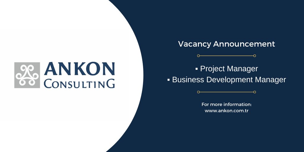 Ankon Consulting is looking for Project Managers and BD Managers