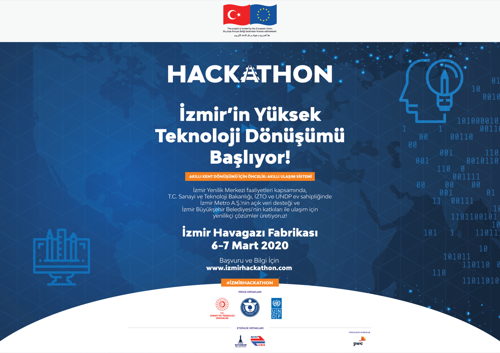 Kapsayıcı ve Akıllı Şehirler İçin İzmir’de Buluşuyoruz: İnovasyon, Dijitalleşme ve Yüksek Teknoloji Dönüşümü İzmir Hackhathon’unda