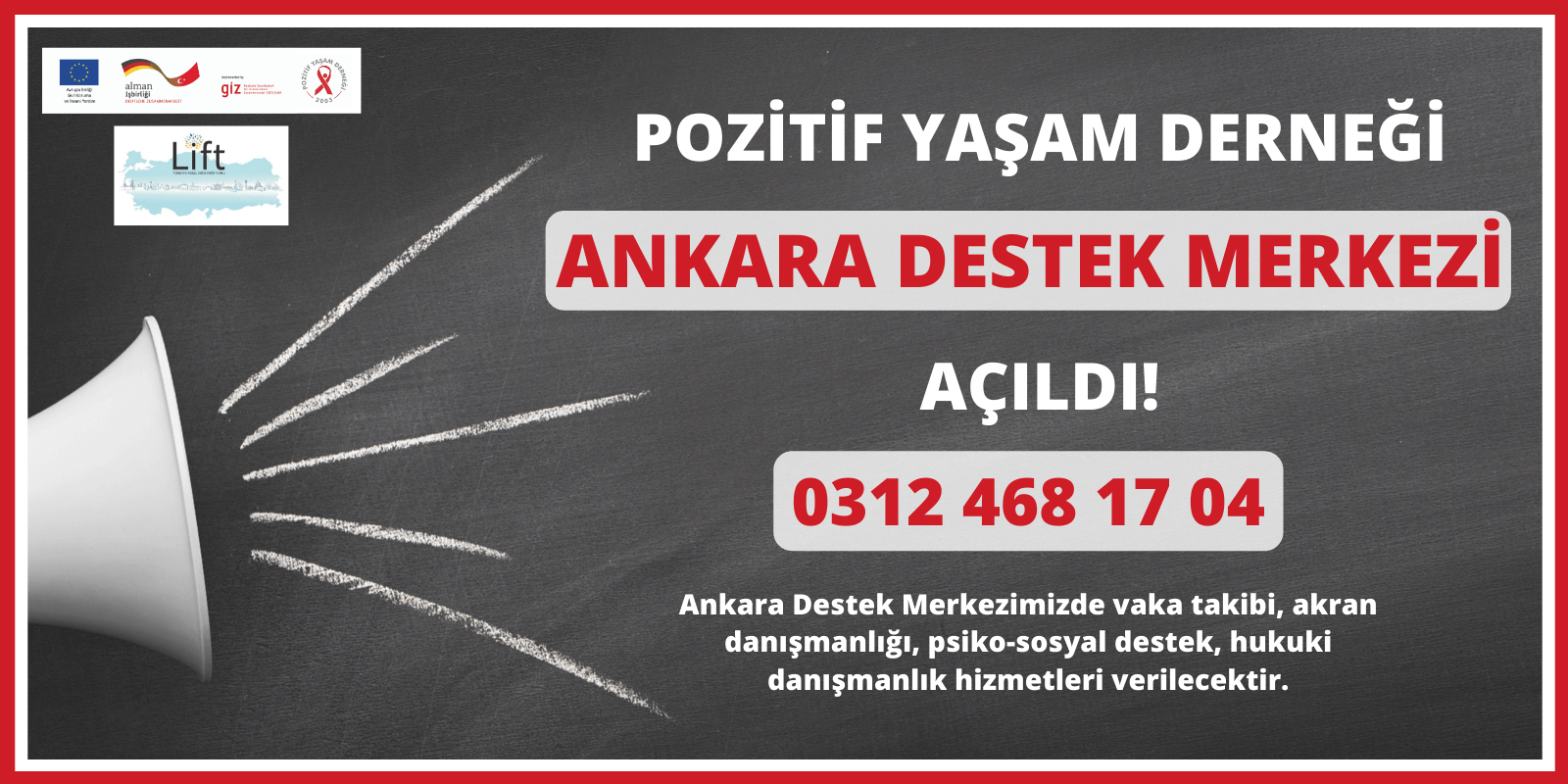 Pozitif Yaşam Derneği Ankara Destek Merkezi Açıldı!
