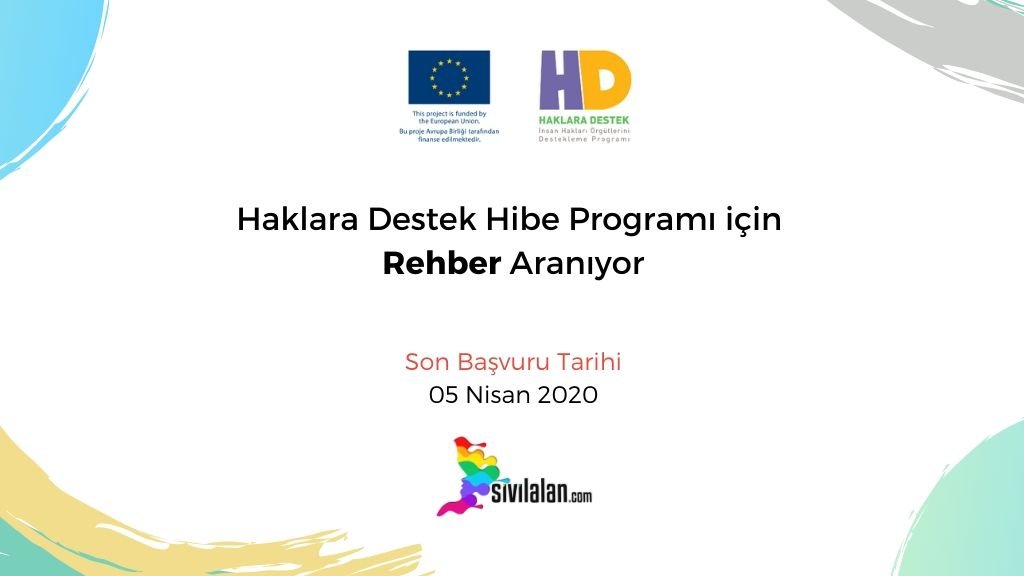 İş İlanı: Haklara Destek Hibe Programı için Rehber Aranıyor