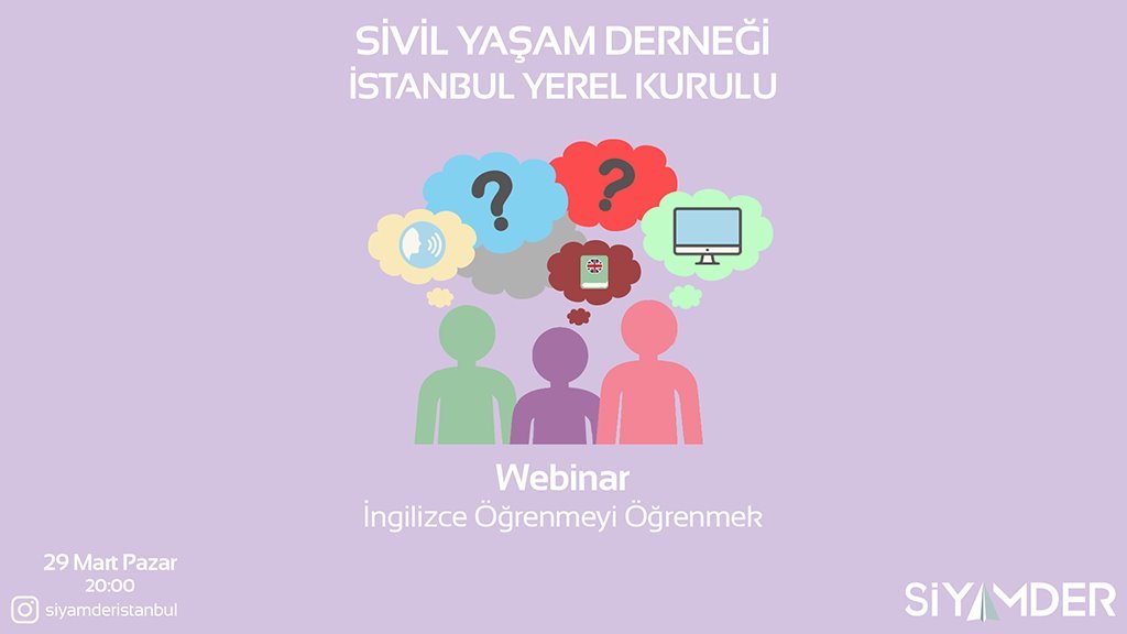 Webinar; İngilizce Öğrenmeyi Öğrenmek