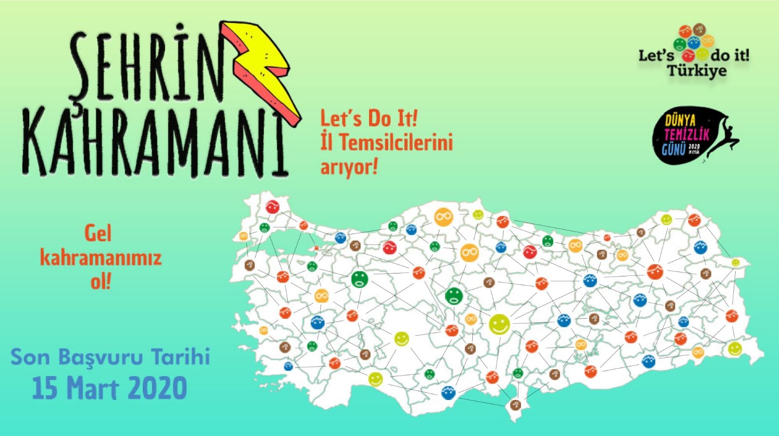‘Let's Do It! Türkiye’ Şehrin Kahramanlarını Arıyor!