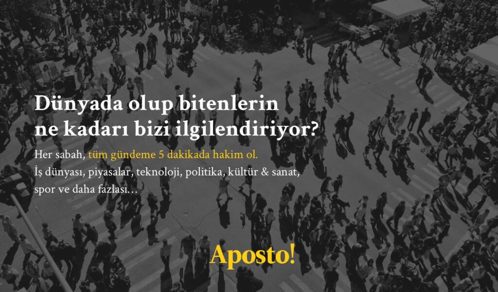 Her sabah 5 dakikalık gündem e-posta kutunda. Piyasalar, iş dünyası, teknoloji, politika, kültür & sanat, spor...