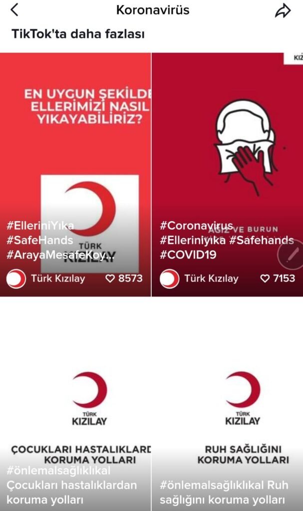 Türk Kızılay ve TikTok Covid-19’a karşı seferber oldu / BASIN BÜLTENİ