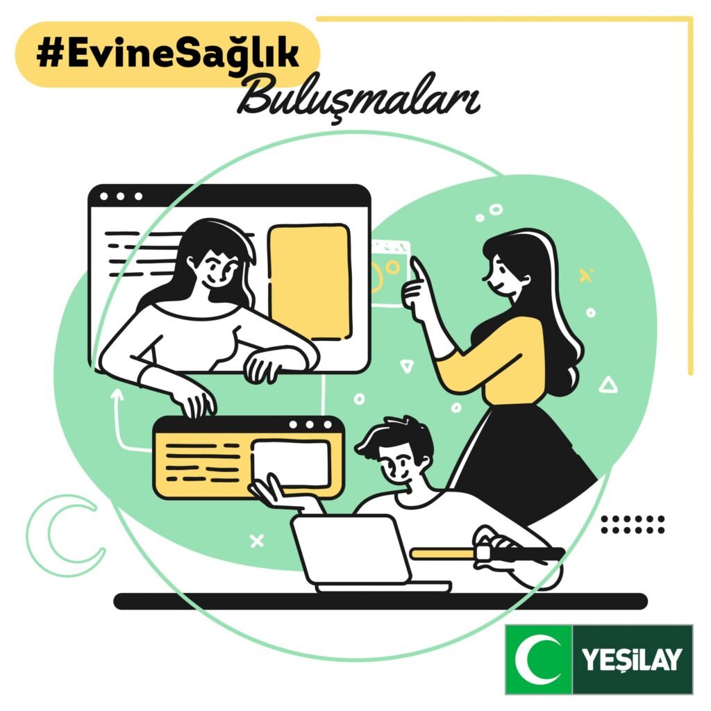 Yeşilay’dan uzman isimler ile #EvineSağlık Buluşmaları