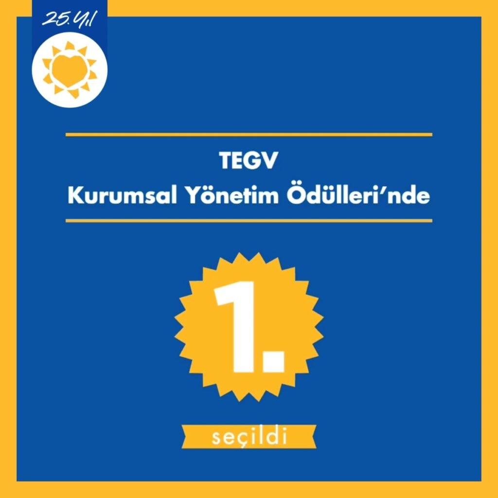 TEGV, En Yüksek Kurumsal Yönetim Derecelendirme Notuna Sahip STK Oldu
