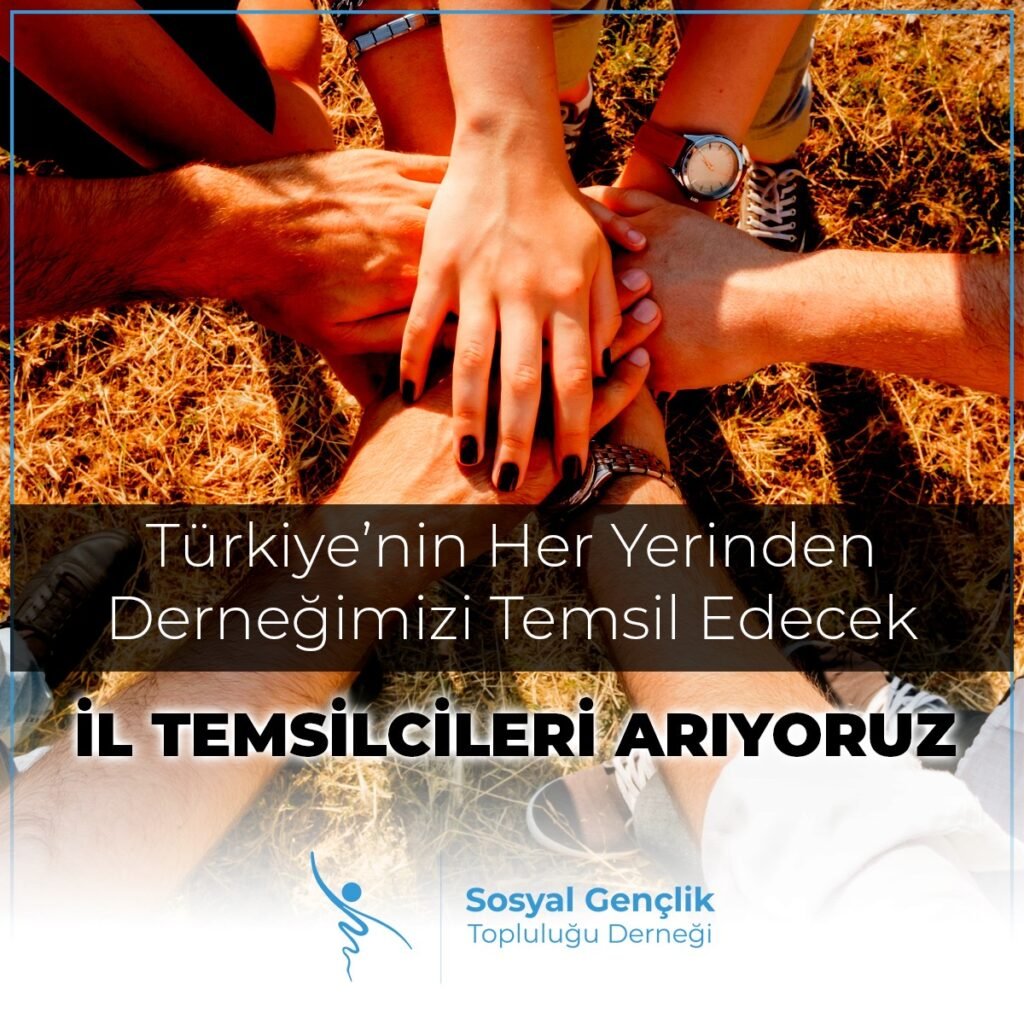 Sosyal Gençlik Topluluğu Derneği Gönüllü İl ve İlçe Temsilcilerini Arıyor