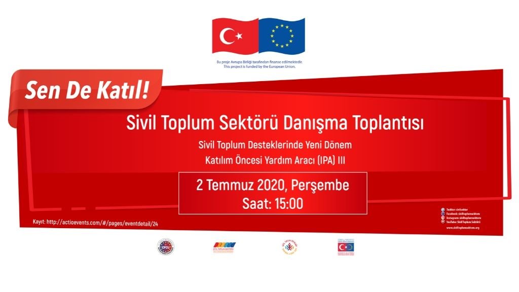 Sivil Topluma yönelik desteklerin planlamasına katkı vermek için “Sen De Katıl!”
