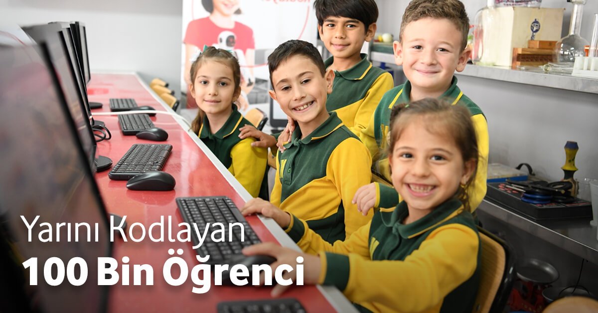 "Yarını Kodlayanlar" Projesi 100 Bini Aşkın Çocuğa Ulaştı