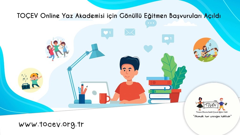 Tüvana Okuma İstekli Çocuk Eğitim Vakfı (TOÇEV) Yaz Akademisi Gönüllü Eğitmen Başvurusu https://sivilalan.com/2020/07/02/tuvana-okuma-istekli-cocuk-egitim-vakfi-tocev-yaz-akademisi-gonullu-egitmen-basvurusu/