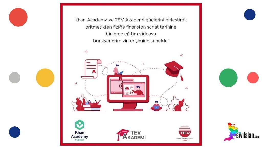 TEV Akademi ve Khan Akademi'den bursiyerlere 360 derece eğitim fırsatı!