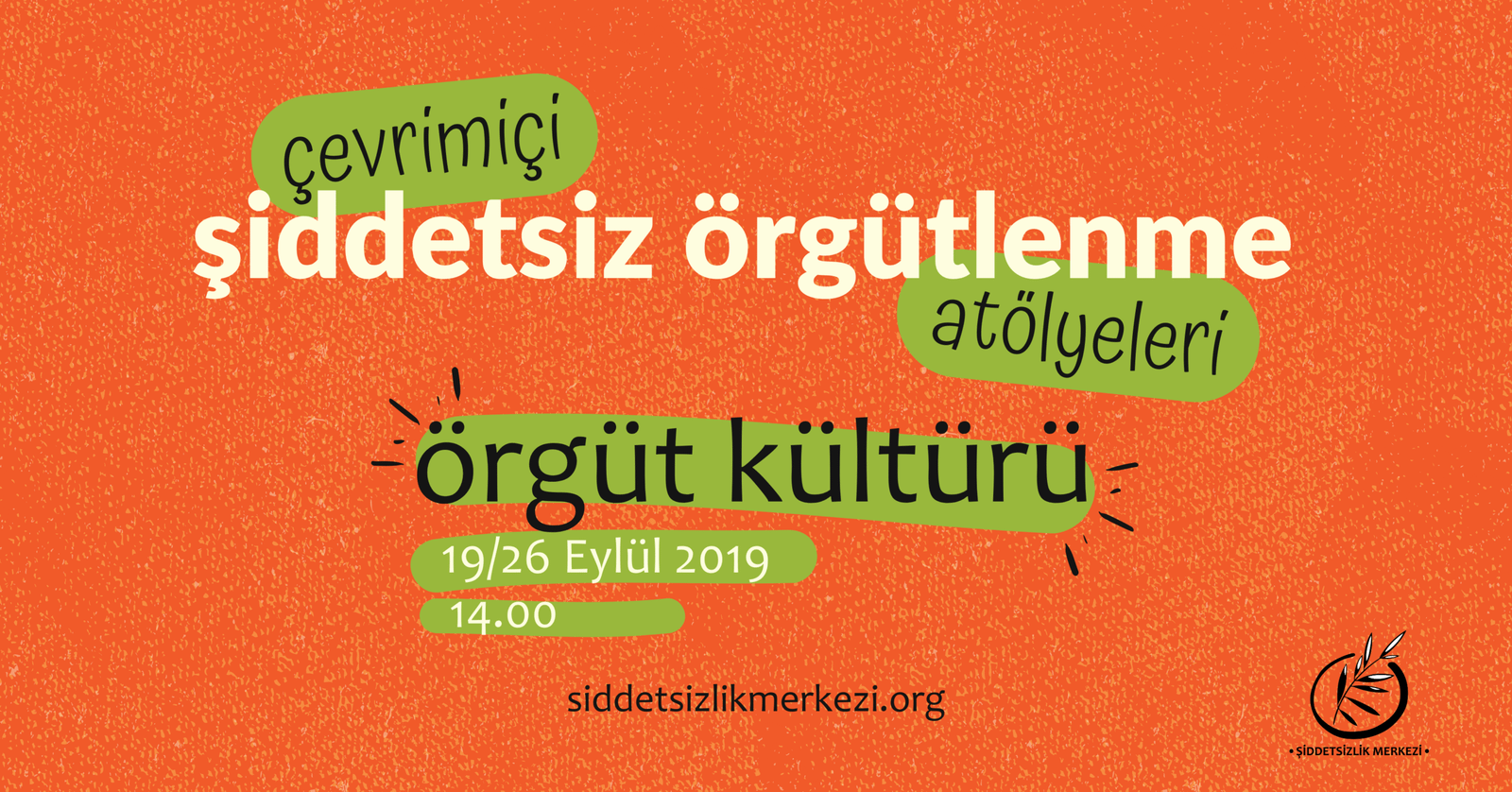 Çevrimiçi Şiddetsiz Örgütlenme Atölyeleri Başlıyor!