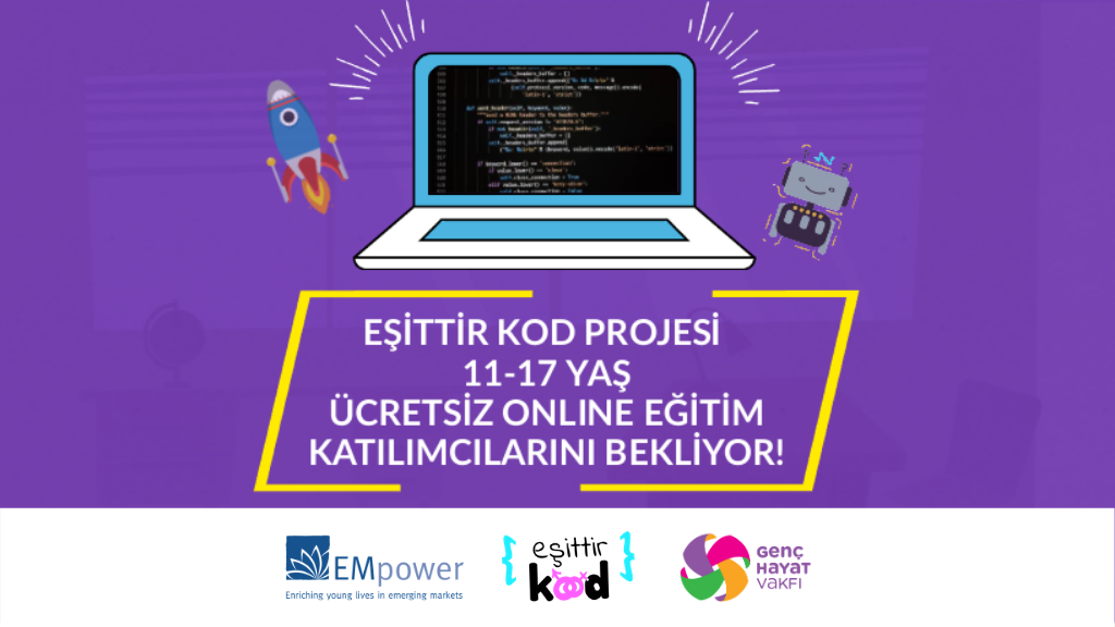Eşittir Kod Projesi Online Eğitim Katılımcılarını Arıyor!