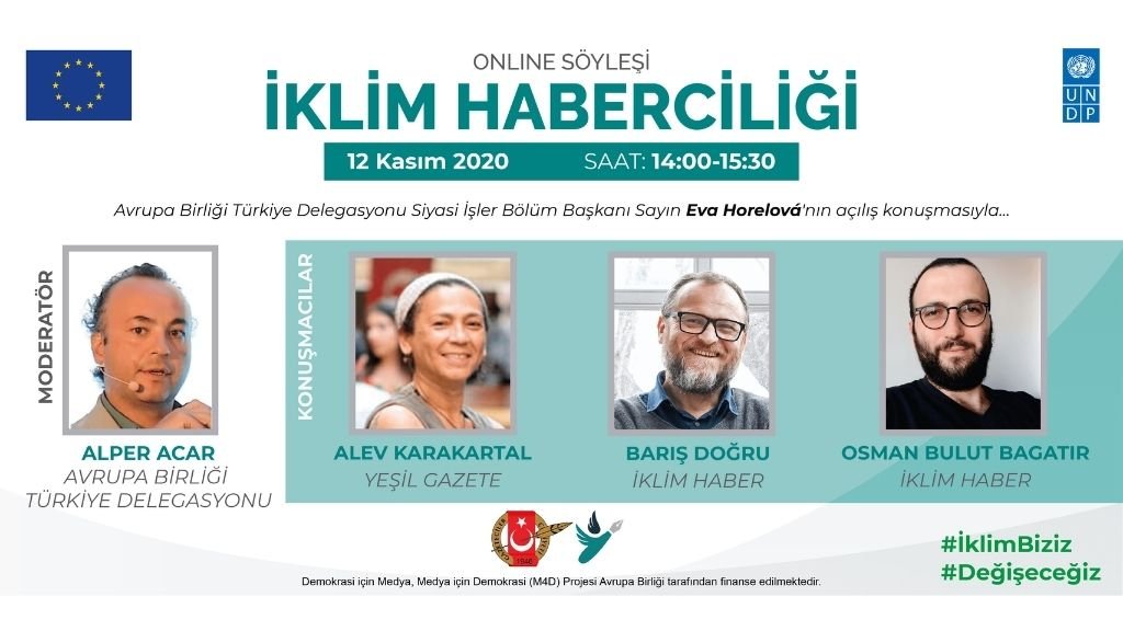 Online Söyleşi- 12 Kasım: 'İklim Haberciliği'