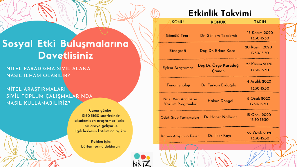 Sosyal Etki Buluşmaları Başlıyor!