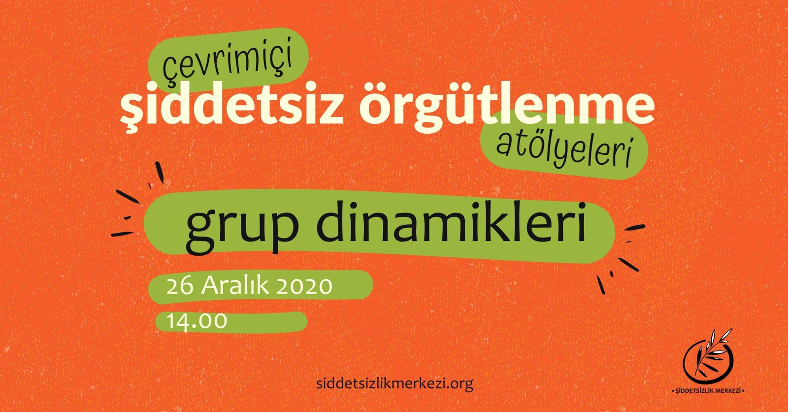 Çevrimiçi Şiddetsiz Örgütlenme Atölyeleri: Grup Dinamikleri