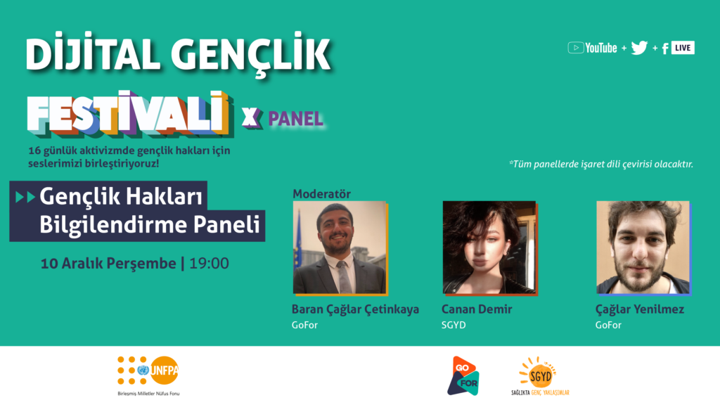 16 Günlük Aktivizm Kapsamında Gençlik Hakları Bilgilendirme Paneli Gerçekleştiriyoruz!