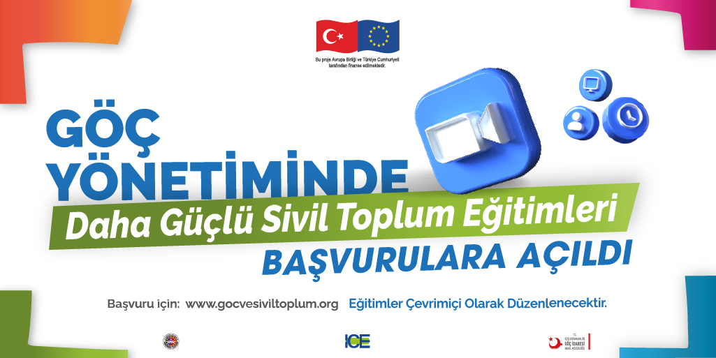“Göç Yönetiminde Daha Güçlü Sivil Toplum Eğitimleri” online olarak yeniden başlıyor.