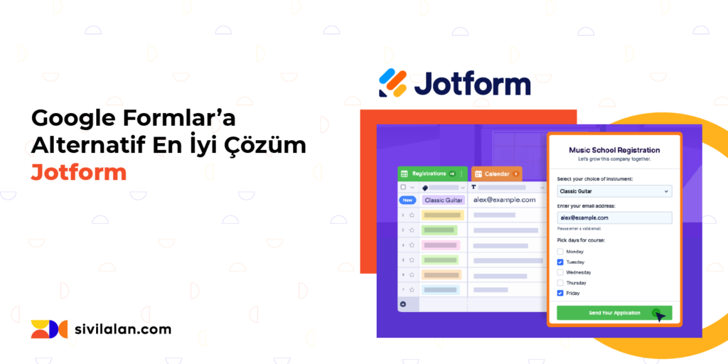 Google Formlar'a Alternatif En İyi Çözüm Jotform