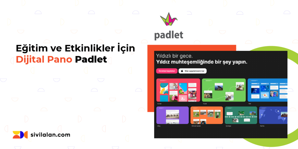 Eğitim ve Etkinlikler İçin Dijital Pano Padlet