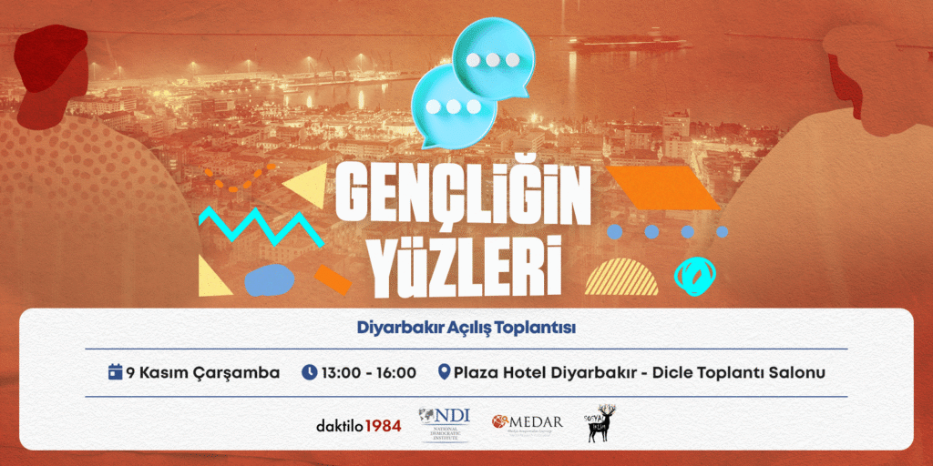 Gençliğin Yüz’leri Diyarbakır Açılış Toplantısı 9 Kasım Çarşamba Gerçekleşecek!