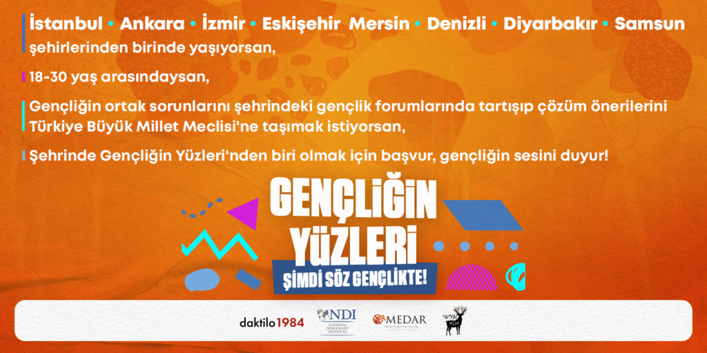 Yaşadığın şehirde ‘Gençliğin Yüzleri’nden biri olmak ister misin?