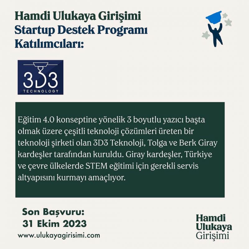Hamdi Ulukaya Girişimi-Startup Destek Programı’na Başvurular 31 Ekim 2023'e Kadar Devam Ediyor!
