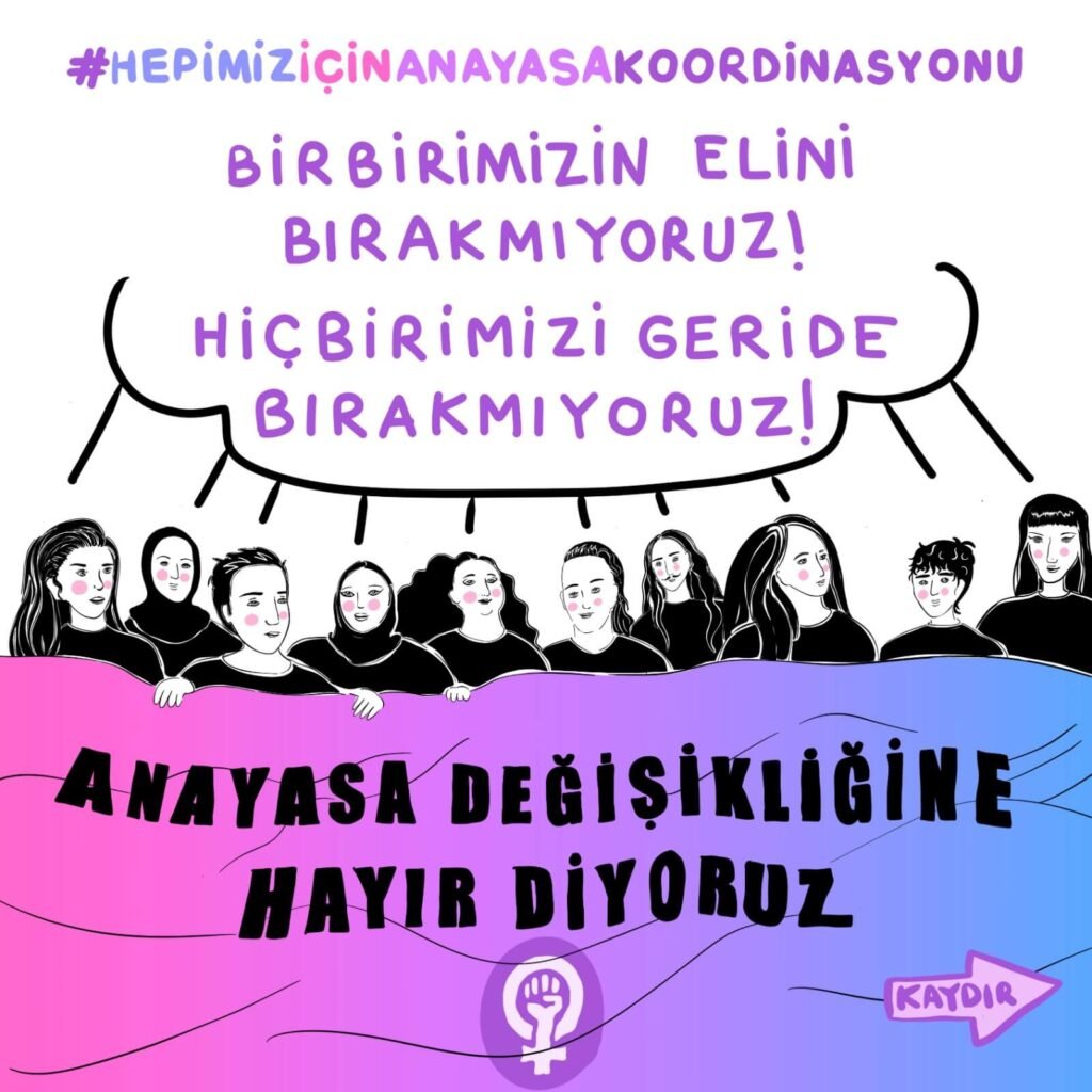 Hepimiz İçin Anayasa Koordinasyonu Anayasa Değişikliğine HAYIR Diyor!