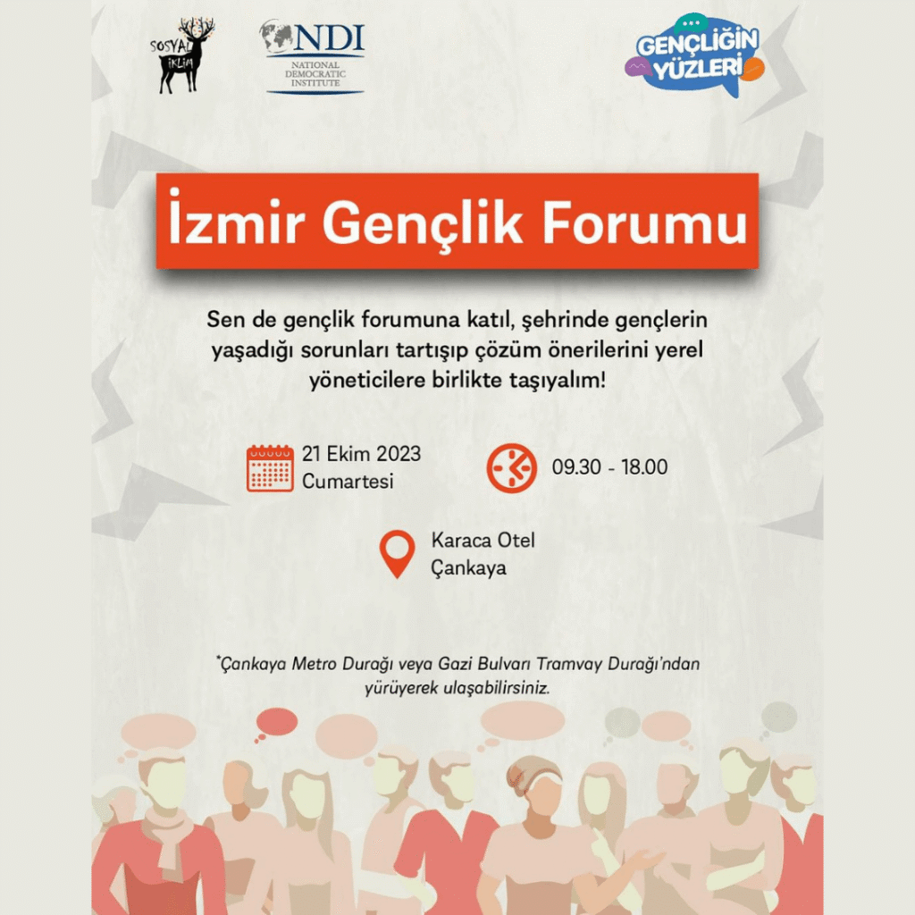 İzmir Gençlik Forumu 21 Ekim'de Gerçekleşecek!